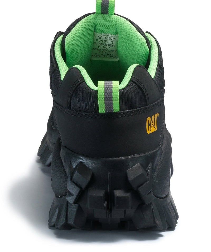 CATERPILLAR Black Leather Sneakers - Image 4
