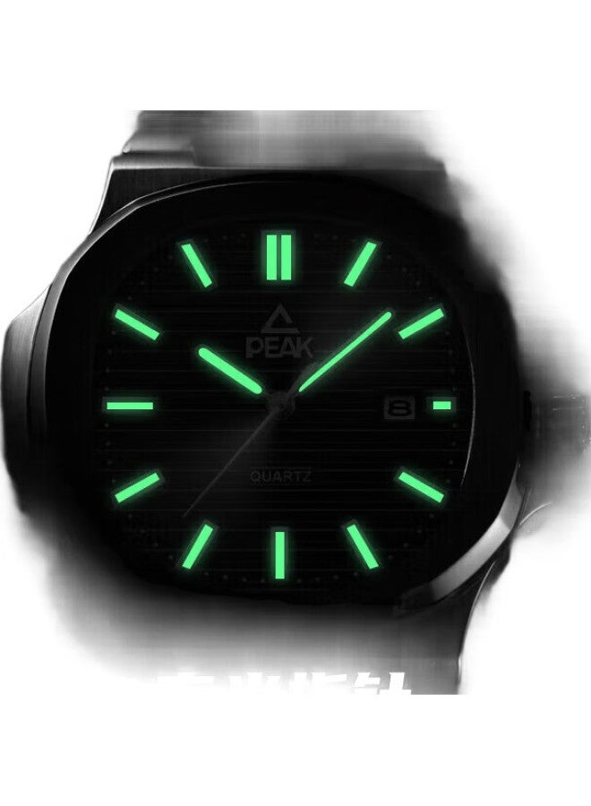 PEAK Mihai Yingyu Series Men'S Watch, Luminous, Waterproof, Mechanical Style, Versatile, Student Trendy Quartz Wristwatch - Image 1
