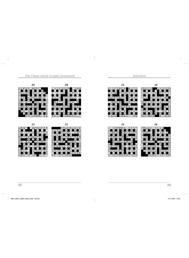 Times Books The Quick Cryptic Crossword 8: 100 world-famous crossword puzzles  - Image 1