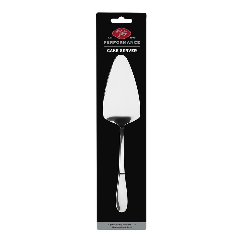 Tala Performance Stainless Steel Cake Server Stainless Steel Mirror Polish Finish Dishwasher Safe Metallic Silver