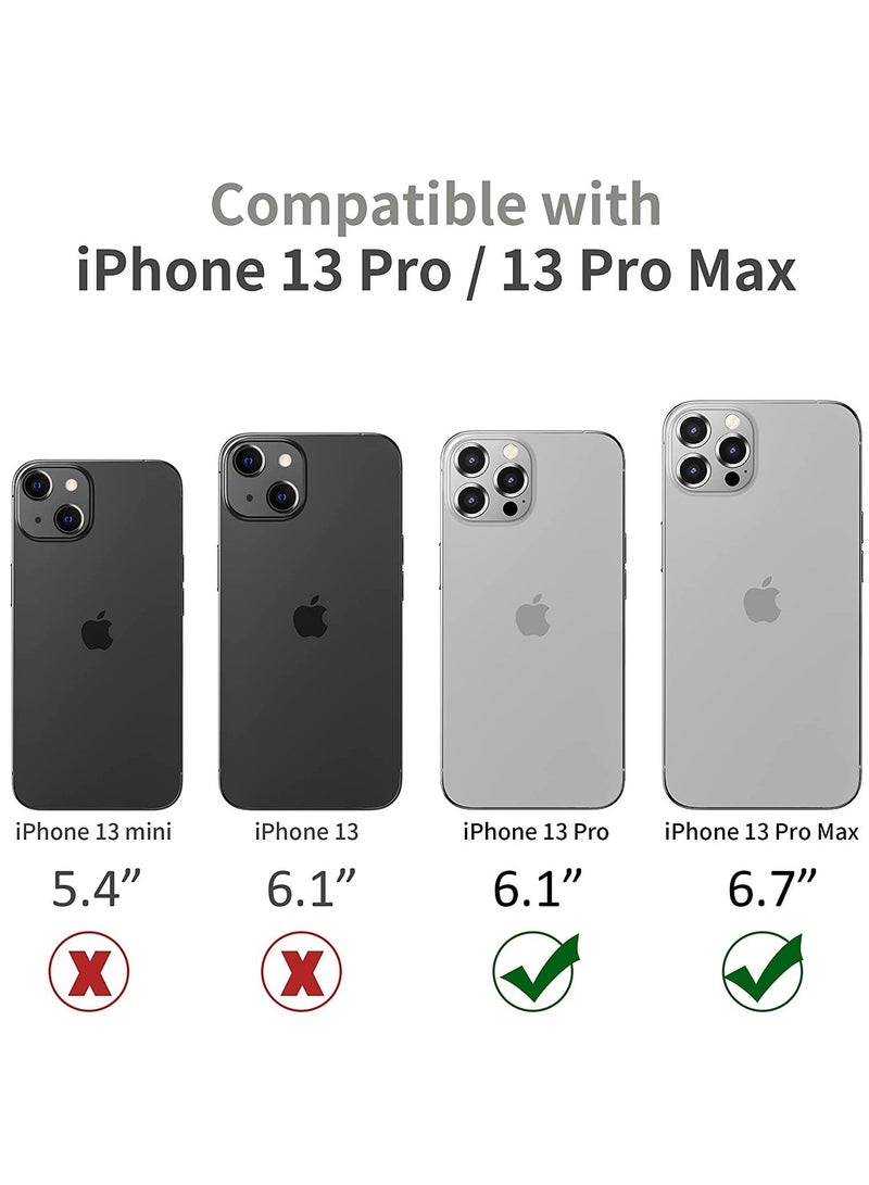 iPhone 13 Pro Max (6.7 inch)/ (6.1 inch) Camera Lens Protector,Anti Scrach HD Tempered Glass Metal Screen Protector - Image 2
