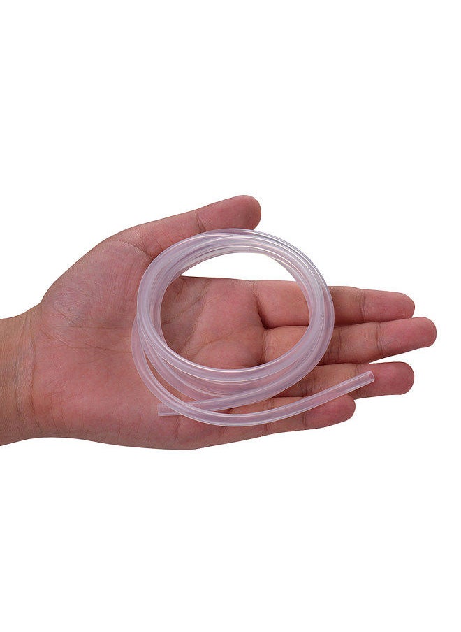 Generic - Transparent Food Grade Silicone Tube Flexible Hose Pipe Silicone Tubing for Dosing Pump Peristaltic Pump for Aquarium Lab Chemical Analytical Water Liquid 1M Long, 3mm*5mm - Image 1