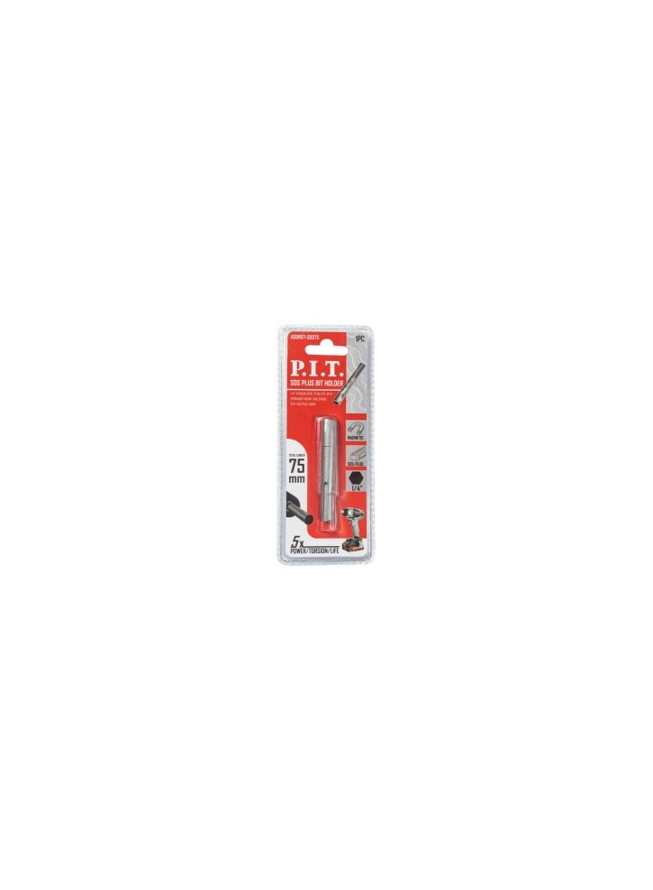 PIT توصيله اتجاهين (SDS-PLUS) بظرف سداسى (HEX) (1/4") ممغنط/ASDR07-SDS75  - Image 1