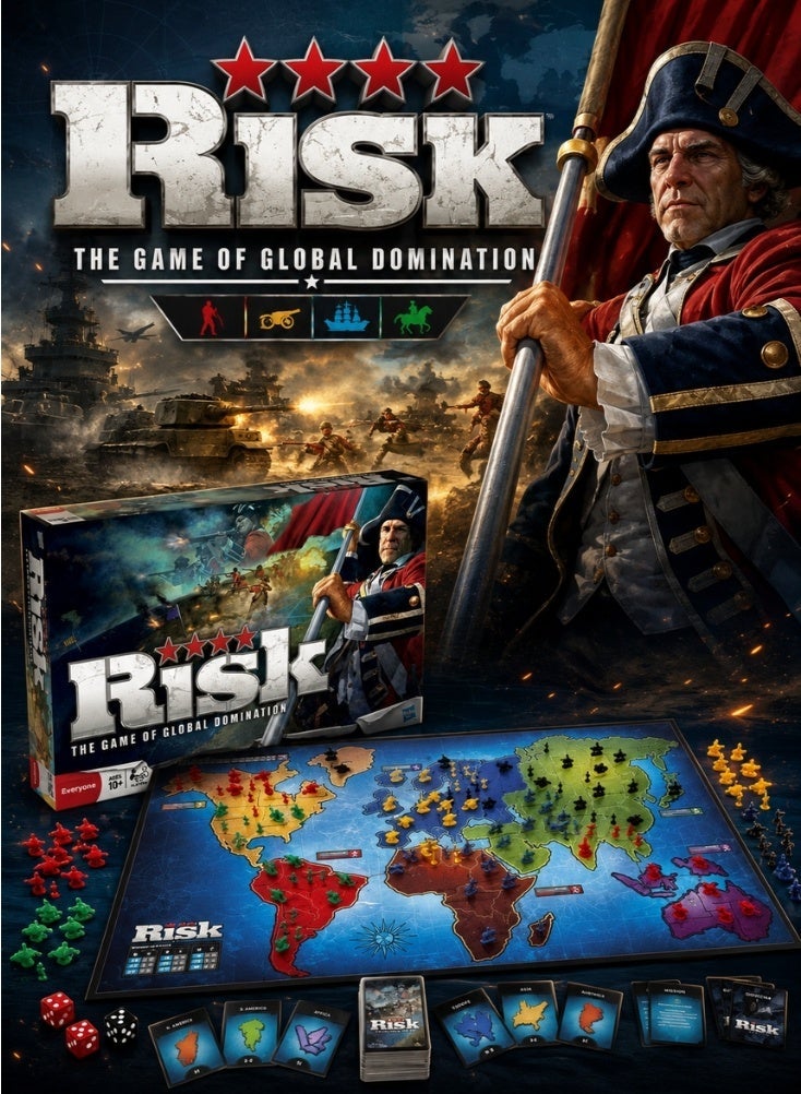 RISK Strategy Board Game Deluxe Edition - Image 1