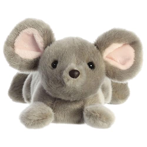 Aurora Adorable Mini Flopsie Missy Mouse Stuffed Animal Mini Companions Ready for Playful Adventures for Kids All Ages Toddlers Adults and Families Gray 8 Inches - Image 5