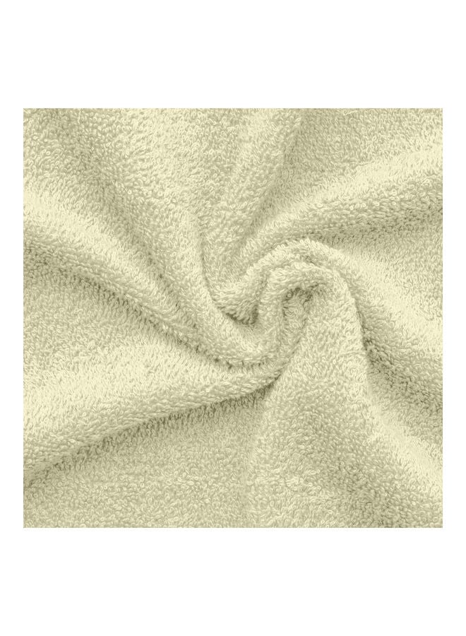 Princess 4-Piece Fast Absorbent Bath Towel Set Cream 70 x 140cm - Image 4