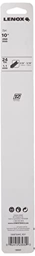 LENOX Tools Hacksaw Blade, Bi-Metal, Metal Cutting, 10-inch, 24 TPI, 2-Pack (23930T024HE) - Image 5