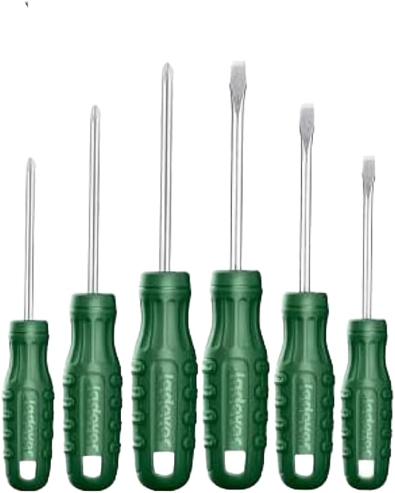 Jadever Screwdriver Set with Plastic Handle 6-Pieces