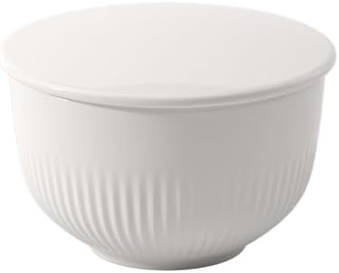 Villeroy & Boch Villeroy  Boch Afina Sugar Bowl with Lid Premium Porcelain Made in Germany Dishwasher and Microwave Safe 35 x 225 in White  - Image 1