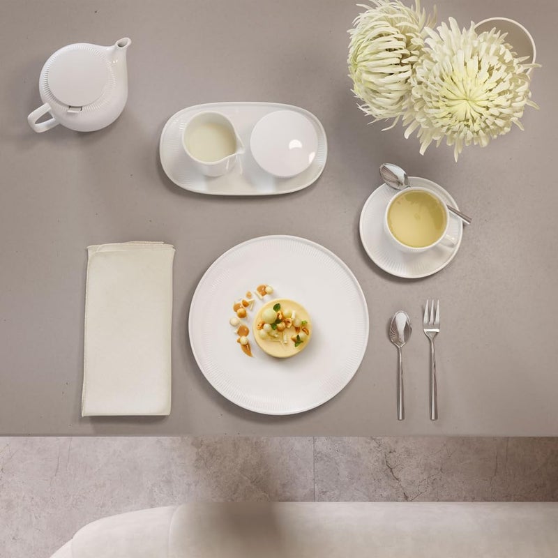 Villeroy & Boch Villeroy  Boch Afina Sugar Bowl with Lid Premium Porcelain Made in Germany Dishwasher and Microwave Safe 35 x 225 in White  - Image 5