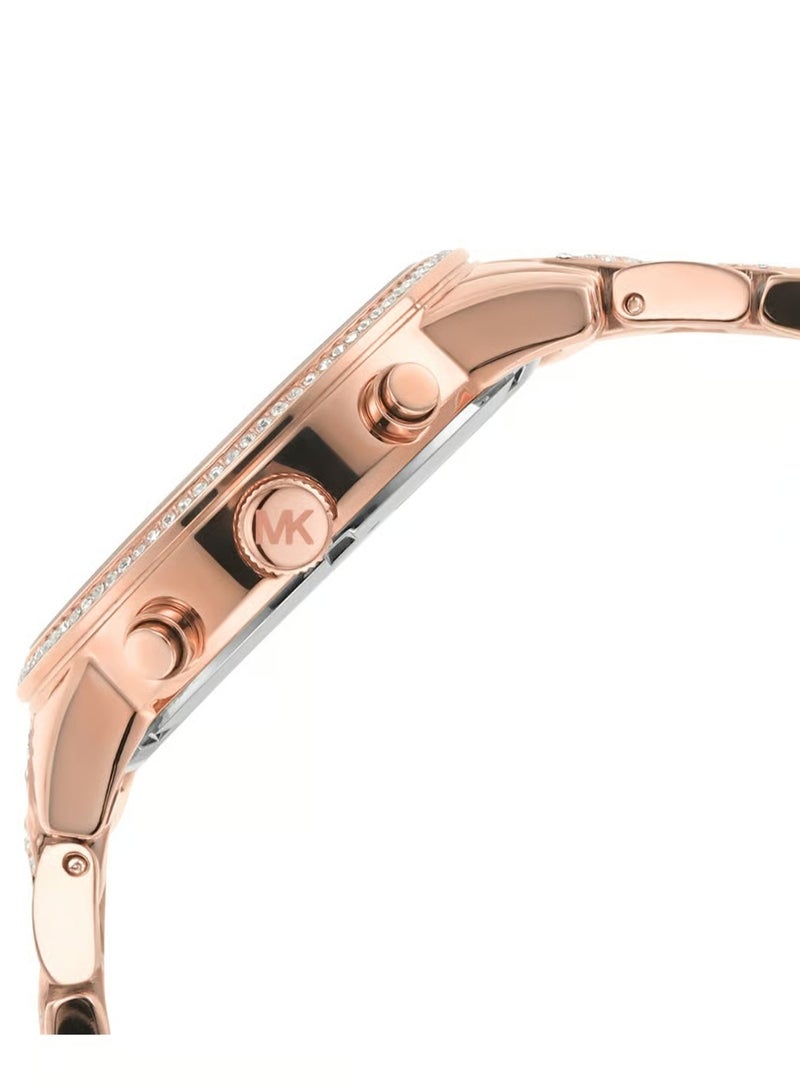 ام كي ساعة 7223 Ritz Chronograph للنساء - Image 3