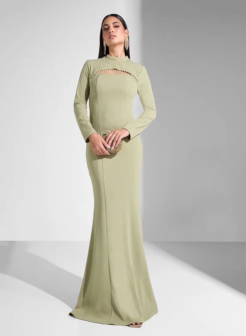 Akadia Fashion Cutout Mermaid Dress