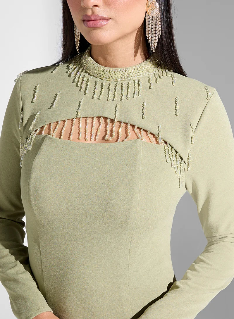 Akadia Fashion Cutout Mermaid Dress