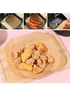 Buffer 50 Pcs Air Fryer Baking Paper Disposable Air Fryer Oil Proof 23 cm Square Baking Paper Xxl  - Image 4