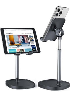 Lisen Cell Phone Stand, Adjustable Phone Stand for Desk, Thick Case Friendly Phone Holder Stand, Taller iPhone Stand Compatible with All Mobile Phone, iPhone 14, iPad, Tablet 4-10'' Desk Accessories  - Image 1