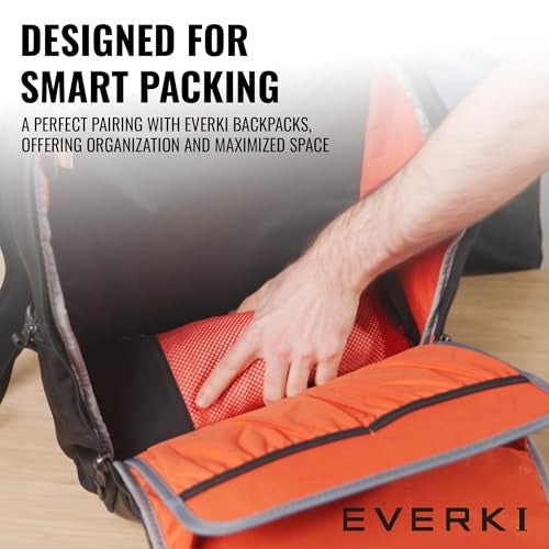 EVERKI Compression Packing Cube 46L Lightweight Compressible Mesh Packing Cubes for Travel Durable Compressed Travel Organizer for Luggage Backpack Suitcase Premium Compression Bags Small - Image 3