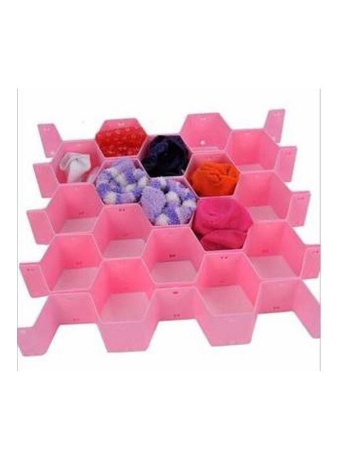 Halamodo Drawer Divider Organizer,Adjustable DIY Grid Honeycomb Drawer Partition for Underwear Belt Scarf Socks Tie Office Supplies and Sundry Sorting - Image 2