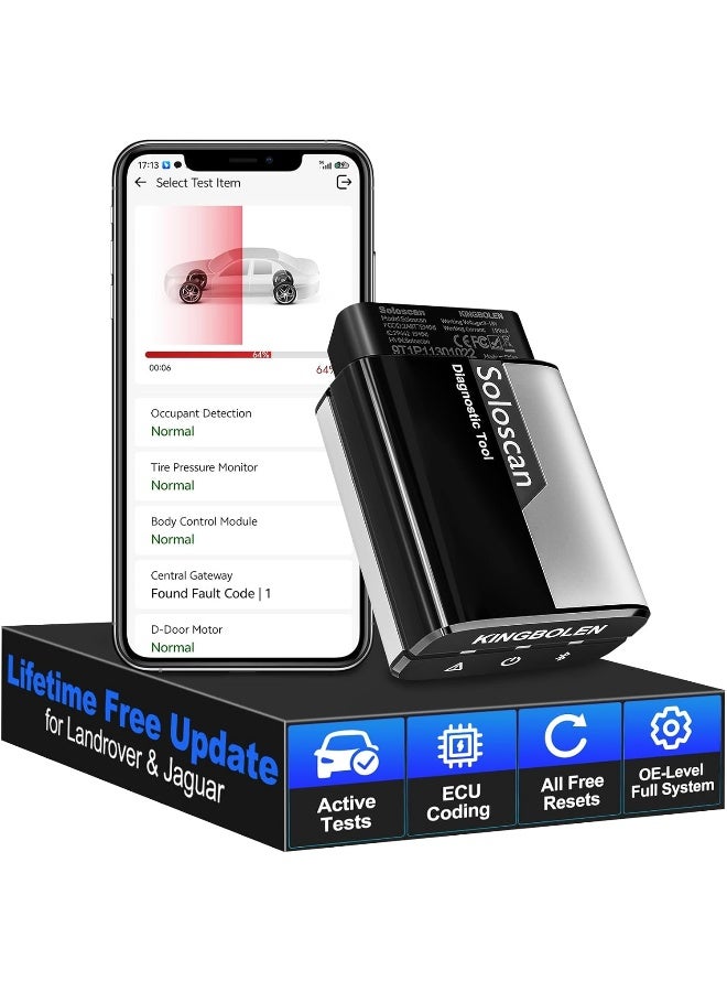 kingbolen أداة تشخيص KINGBOLEN Soloscan OBD2 لسيارات لاند روفر / جاكوار - Image 1