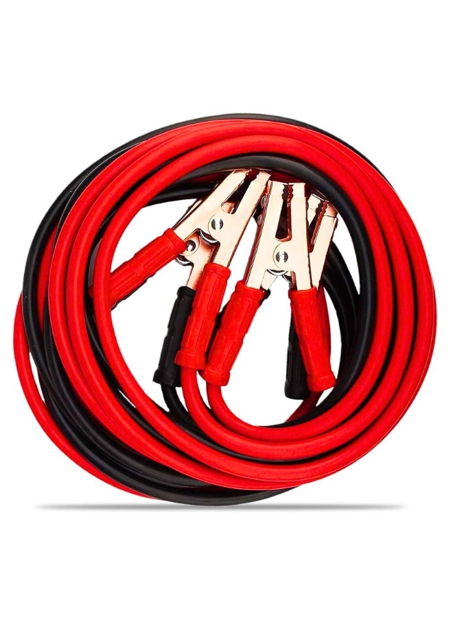 Heavy Duty Jumper Cables for Car Battery, 2.2 M / 6.5 Feet (2000 AMP) Heavy Duty Automotive Booster Cables for Jump Starting Dead or Weak Batteries, Carrying Bag Included - Image 1
