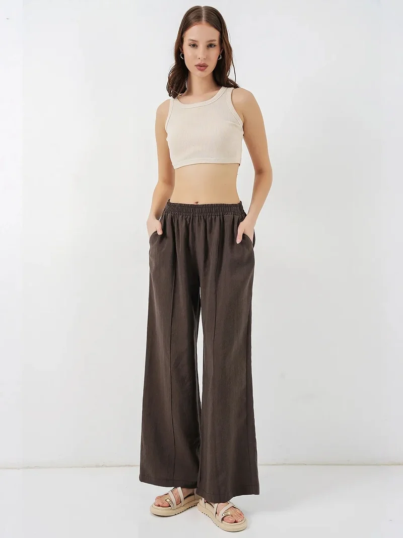 بيغ دارت BDART Wide Leg Trousers with Elastic Waist