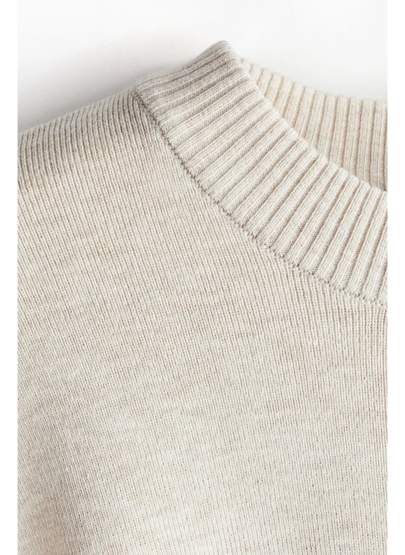 اتش اند ام Oversized curved-hem jumper