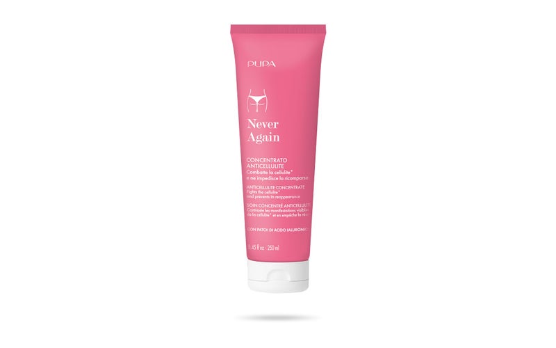 PUPA Milano Never Again Anticellulite Concentrate - Prevents Reappearance Of Cellulite - Fights Imperfections - Long Lasting - Blend Of Vegetable Extract - Dermatologically Tested - 8.4 Oz Cream