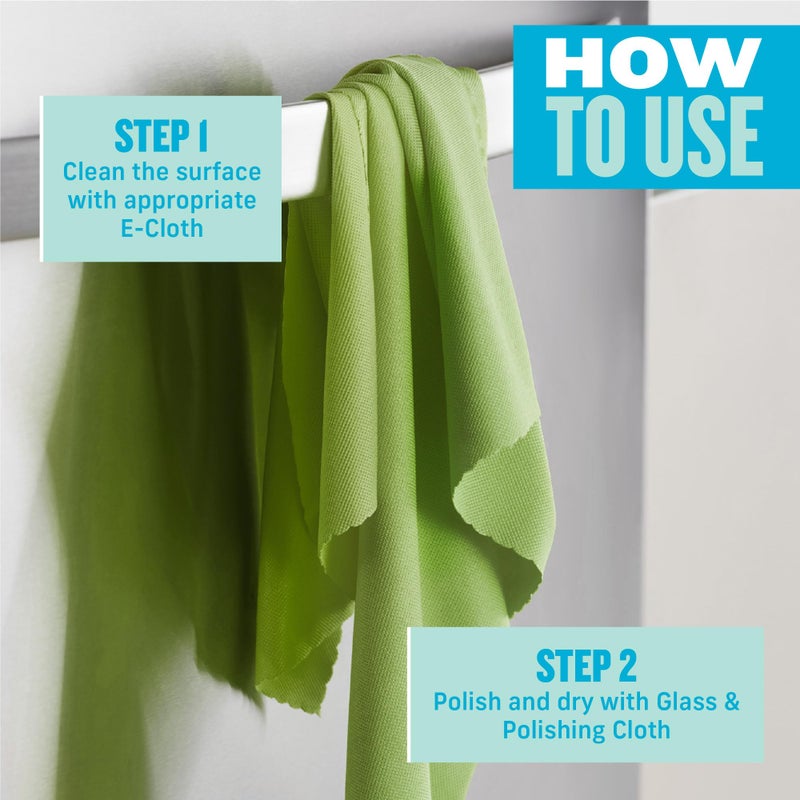 E-Cloth Car and Window Polishing Towels - 4-Pack Microfiber Cleaning Cloths for Polishing Cars, Windows, and More - Image 2