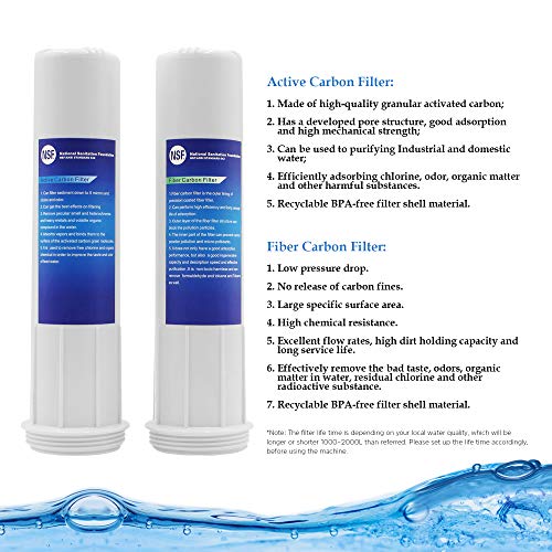 Alkadrops Replacement Internal Active Carbon Filter For Alkadrops PH2.5~11.2 Alkaline Water Ionizer Purifier Machine Only - Image 4