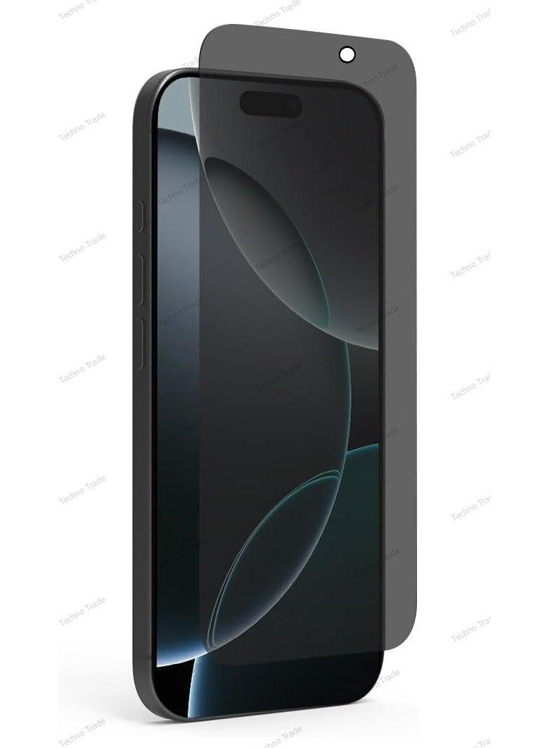9 إتش شاشة حماية 5D من الزجاج المقوى لحماية الخصوصية متوافقة مع موبايل IPhone 16 - Image 1