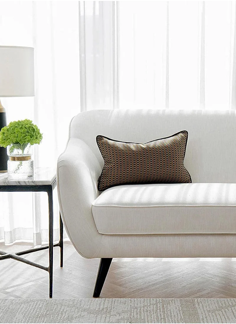 KNOT HOME Cushion Paola Steele II (with filler) Pillow Knot Home Cover Set for Modern Sofa Contemporary Living Room Bedroom and Office Soft Washable