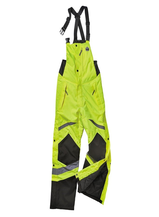 إرغوداين ملابس عمل حرارية معزولة، عالية الوضوح، مقاومة للعوامل الجوية، مقاس XL، Ergodyne GloWear 8928، ليموني - Image 1