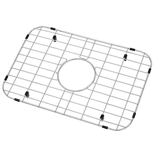 LQS Stainless Steel Sink Protectors, Kitchen Sinks Grid 18 7/8" x 12 5/8" with Center Drain Hole for Single Bowl, Sink Protector, Kitchen Sinks Grate, Sink Bottom Grid - Image 5