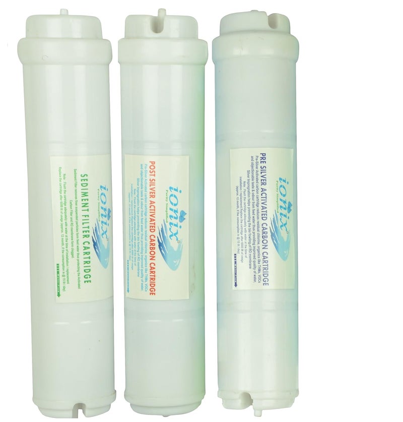 IONIX Complete Filter Set with IONIX 75 GPD Membrane Inline Filters Installation Accessories - Image 3