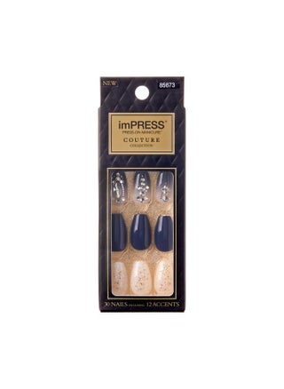 Impress Press-On Manicure Couture Collection, Luna, Medium, Coffin Shape, Includes 24 Nails, Prep Pad, 1 Manicure Stick, 1 Mini File - pzsku/Z50AC7167EF4E72E5A0BFZ/45/_/1730894815/6bd5720d-b81c-4aae-929d-b06a89ee1300