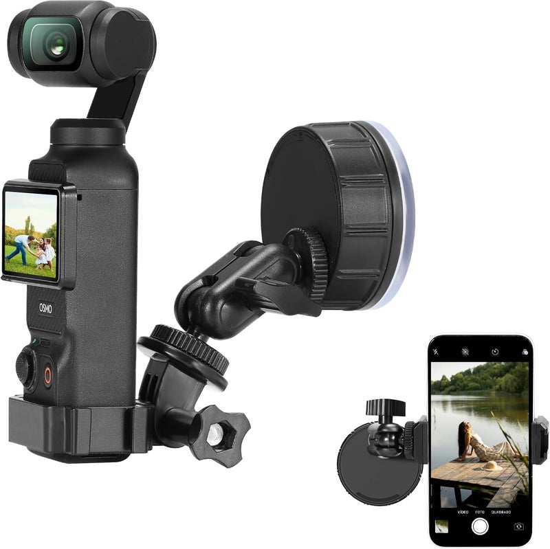 Suction Cup Holder for DJI OSMO Pocket 3/4 and Osmo Action Series - Mobile Phone POV Holder Stand - Image 1