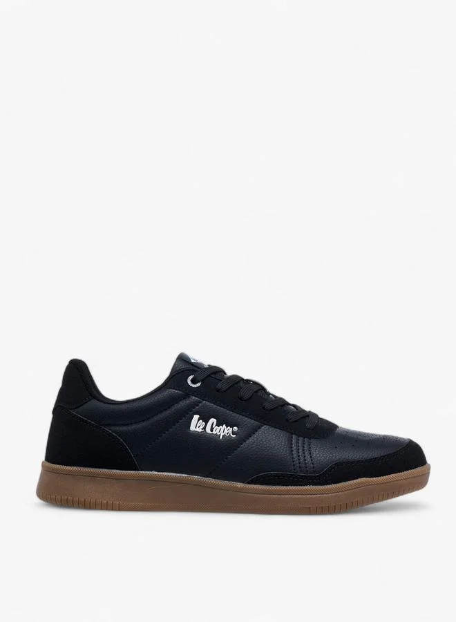 لي كوبر Men's Panelled Lace-Up Sneakers