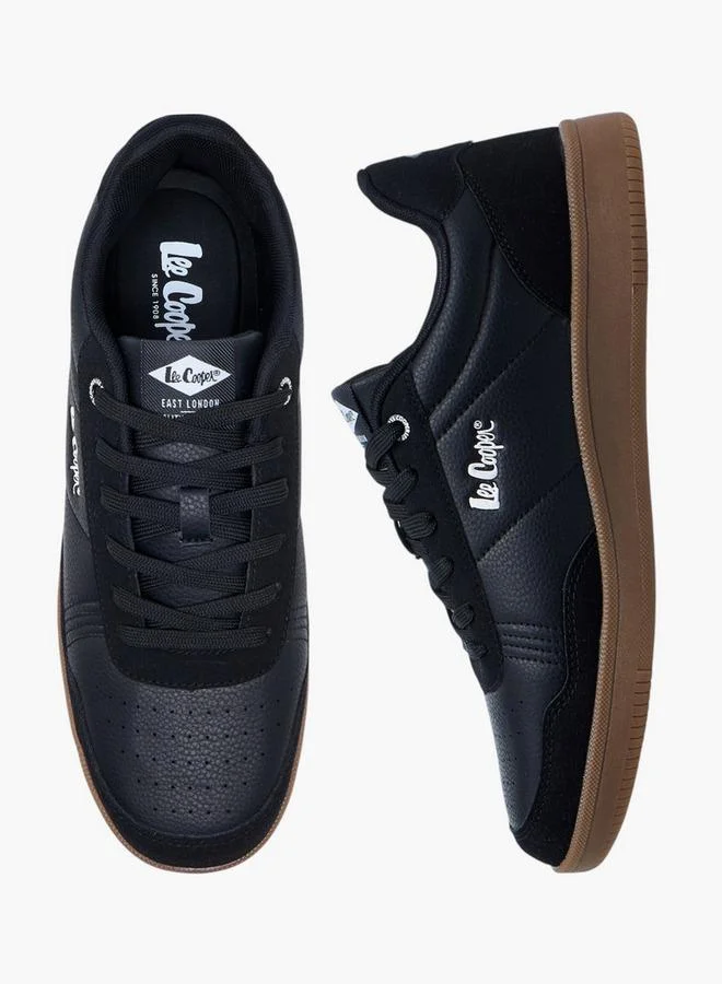 Lee Cooper Men's Panelled Lace-Up Sneakers