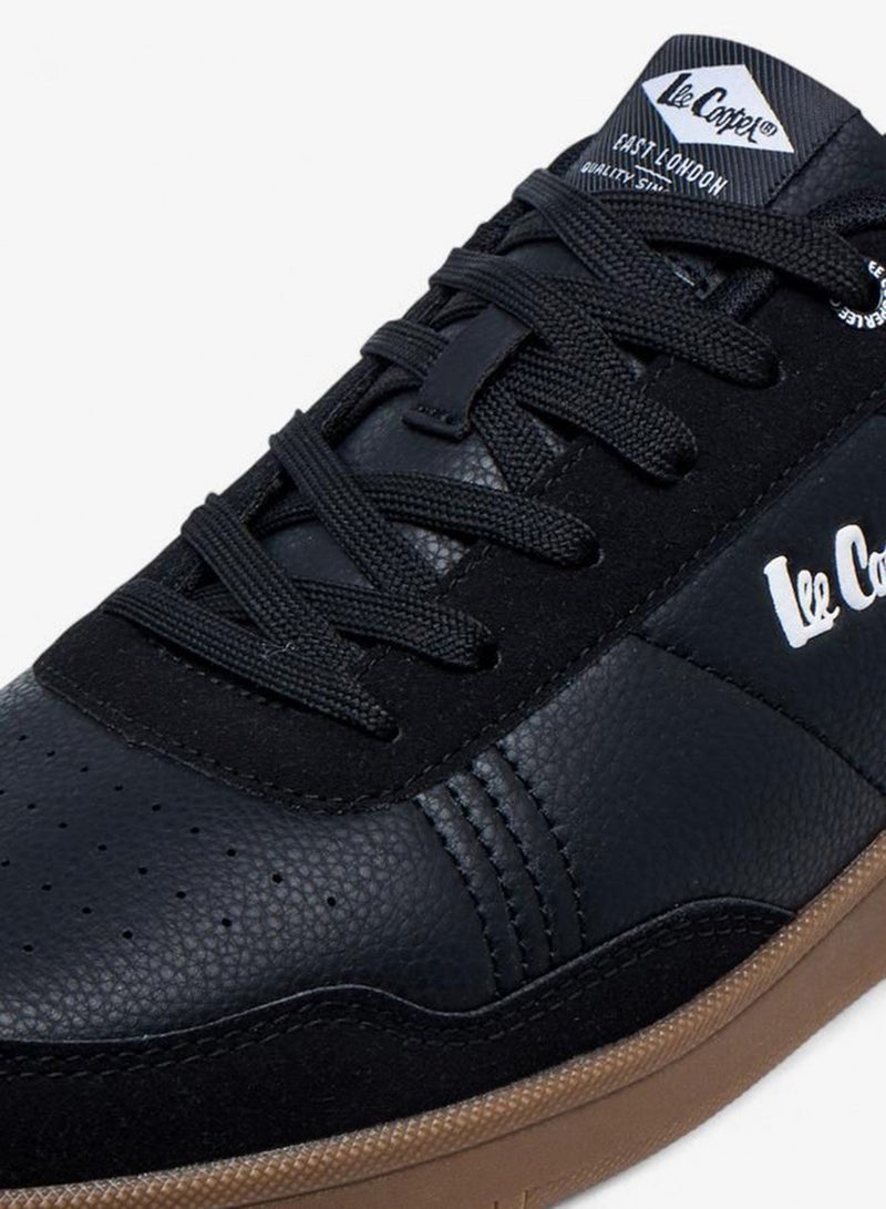 Lee Cooper Men's Panelled Lace-Up Sneakers - Image 4