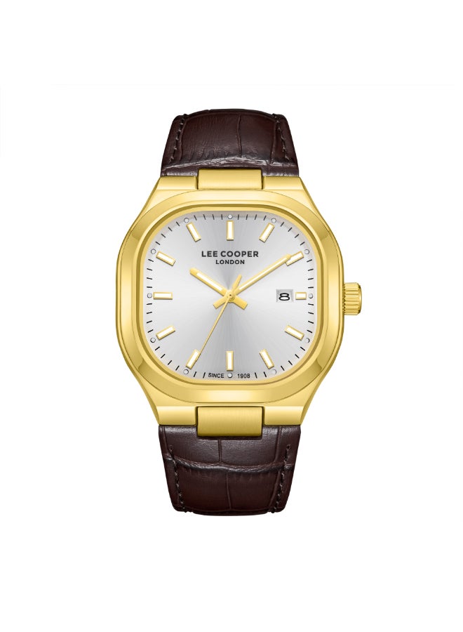 Lee Cooper Men's Leather Analog Watch LC08179.133 - 42X47 mm - Image 1