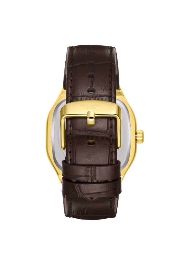 Lee Cooper Men's Leather Analog Watch LC08179.133 - 42X47 mm - Image 4