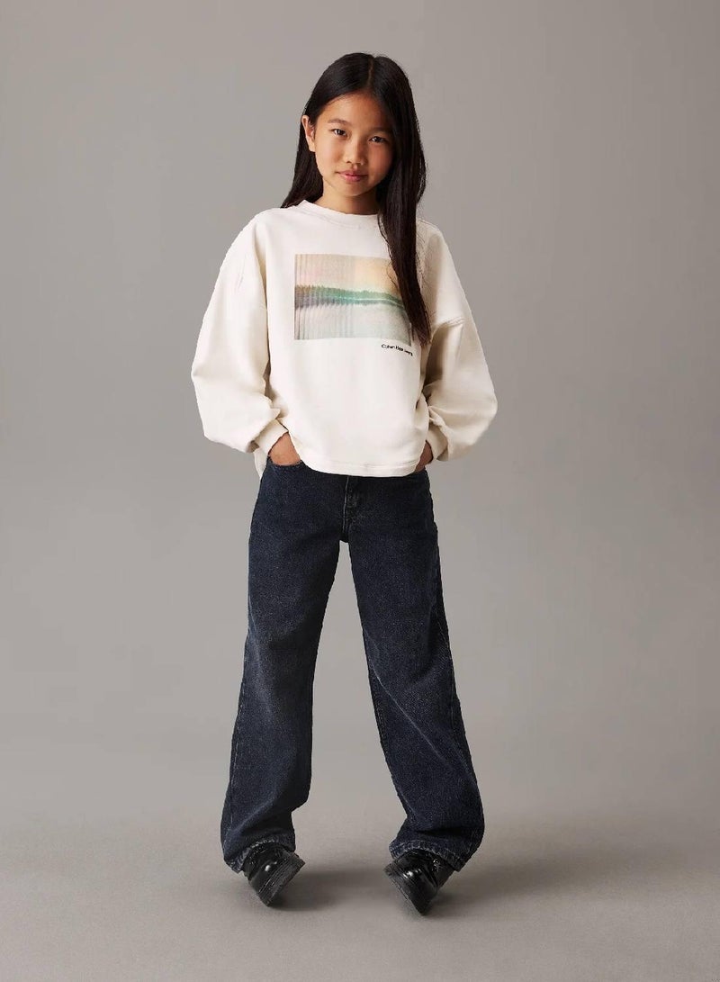 Calvin Klein Jeans Graphic Sweatshirt - Image 4