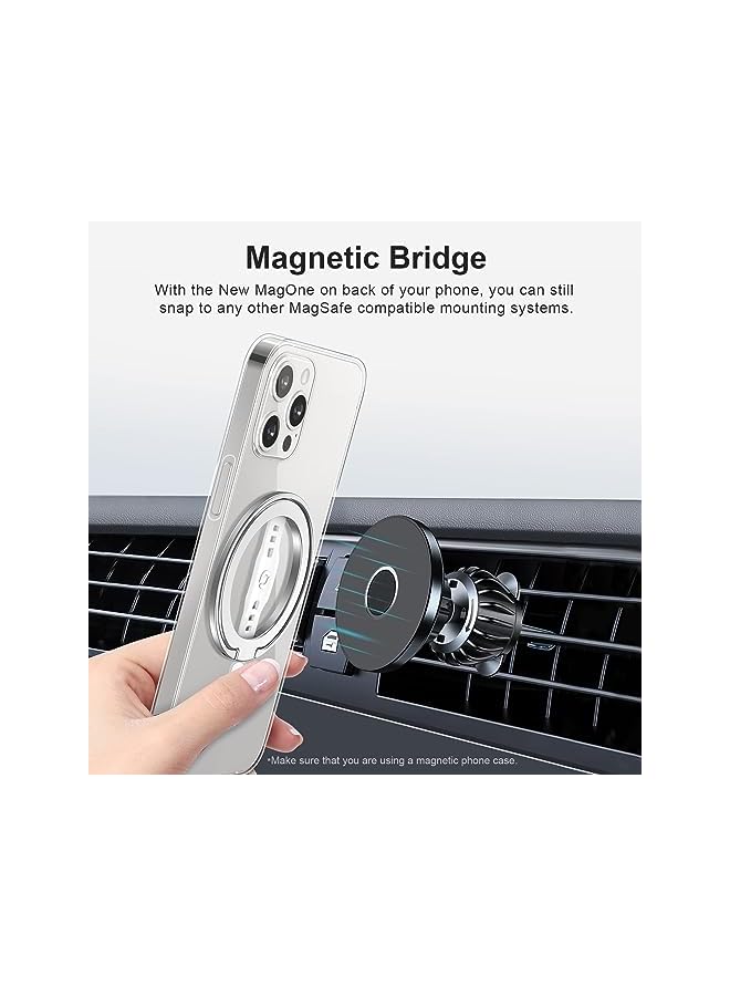 Green Tiger Magnetic Phone Grip Stand, Upgrade Finger Ring Holder, Removable Kickstand Loop, Only for iPhone 14, 13, 12 Pro/Max/Plus - Image 5