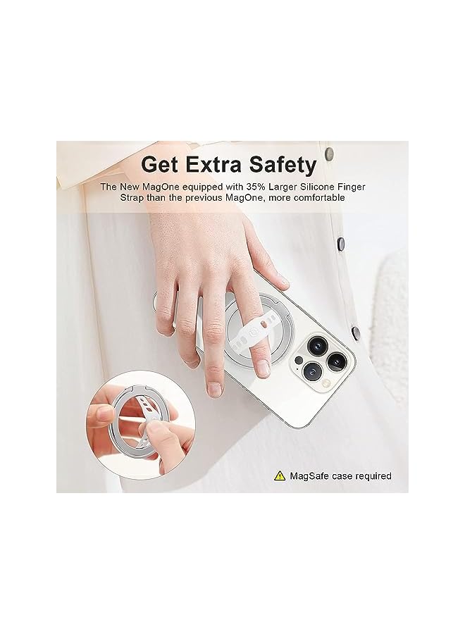 Green Tiger Magnetic Phone Grip Stand, Upgrade Finger Ring Holder, Removable Kickstand Loop, Only for iPhone 14, 13, 12 Pro/Max/Plus - Image 2