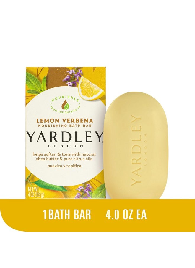 Yardley Yardley London Lemon Verbena Naturally Moisturizing Bath Bar, 4 ounce  - Image 2