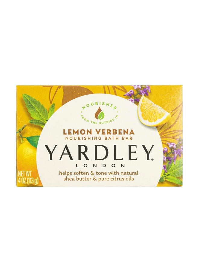 Yardley Yardley London Lemon Verbena Naturally Moisturizing Bath Bar, 4 ounce  - Image 1