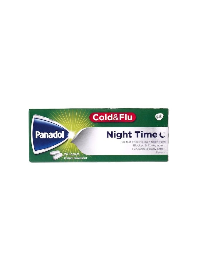 Panadol Cold & Flu, relieves cold symptoms - 24 tablets