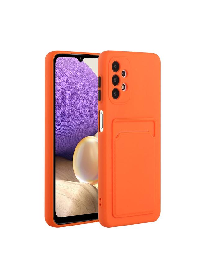 اس-توب جراب لهاتف Samsung Galaxy A32 5G بتصميم فتحة بطاقة، جراب واقٍ مقاوم للصدمات من مادة TPU - Image 1