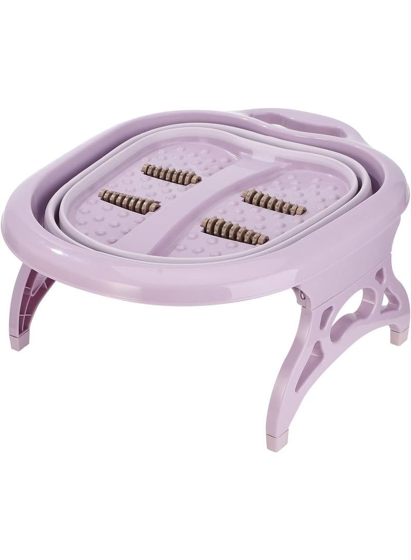 Kimaya Foot SPA Bath Tub Foot Soak Bath Tub with Massaging Rollers Spa Basin for Soaking Stress Relief Portable Collapsible Foot Massage Bucket Foldable Foot Spa Collapsible - Image 5