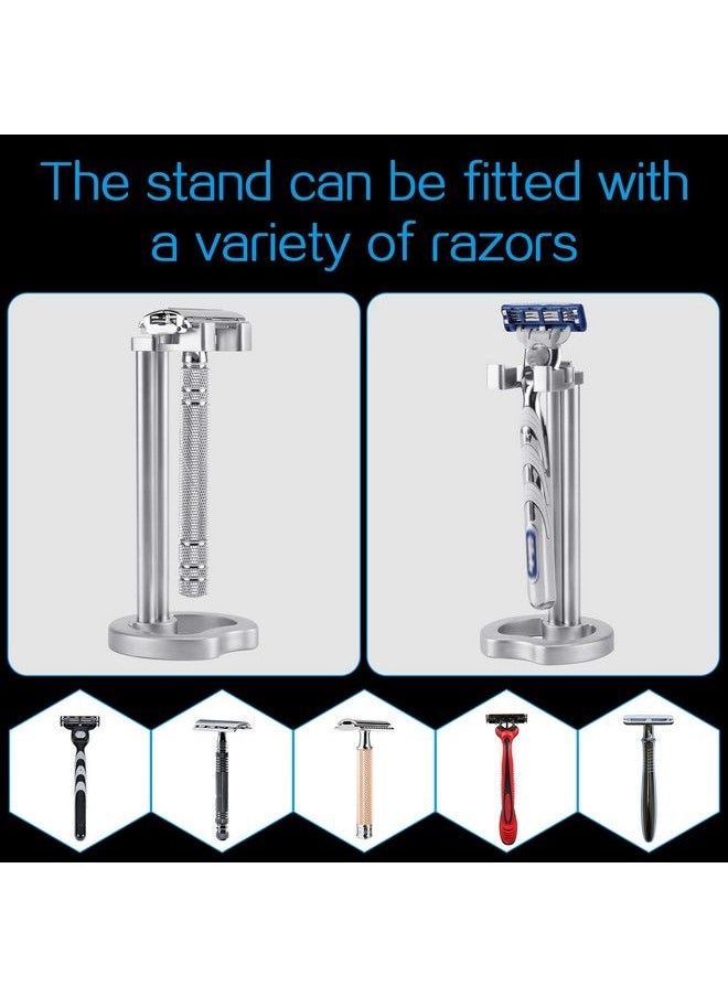 SANWA - Deluxe Razor Holder Stainless Shaving Razor Standdad Giftsboyfriend Giftshusband Gifts For Him - Image 1
