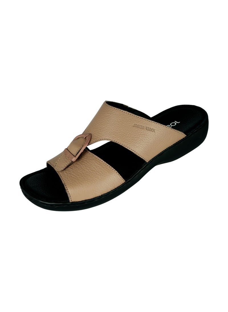 Josef Seibel 071-2024 Josef Seibel Mens Comfort Sandals Beige  - Image 3